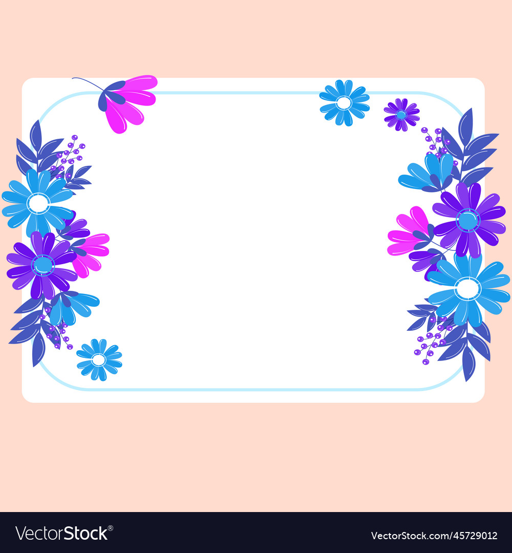 Square shape orange color text frame surrounded