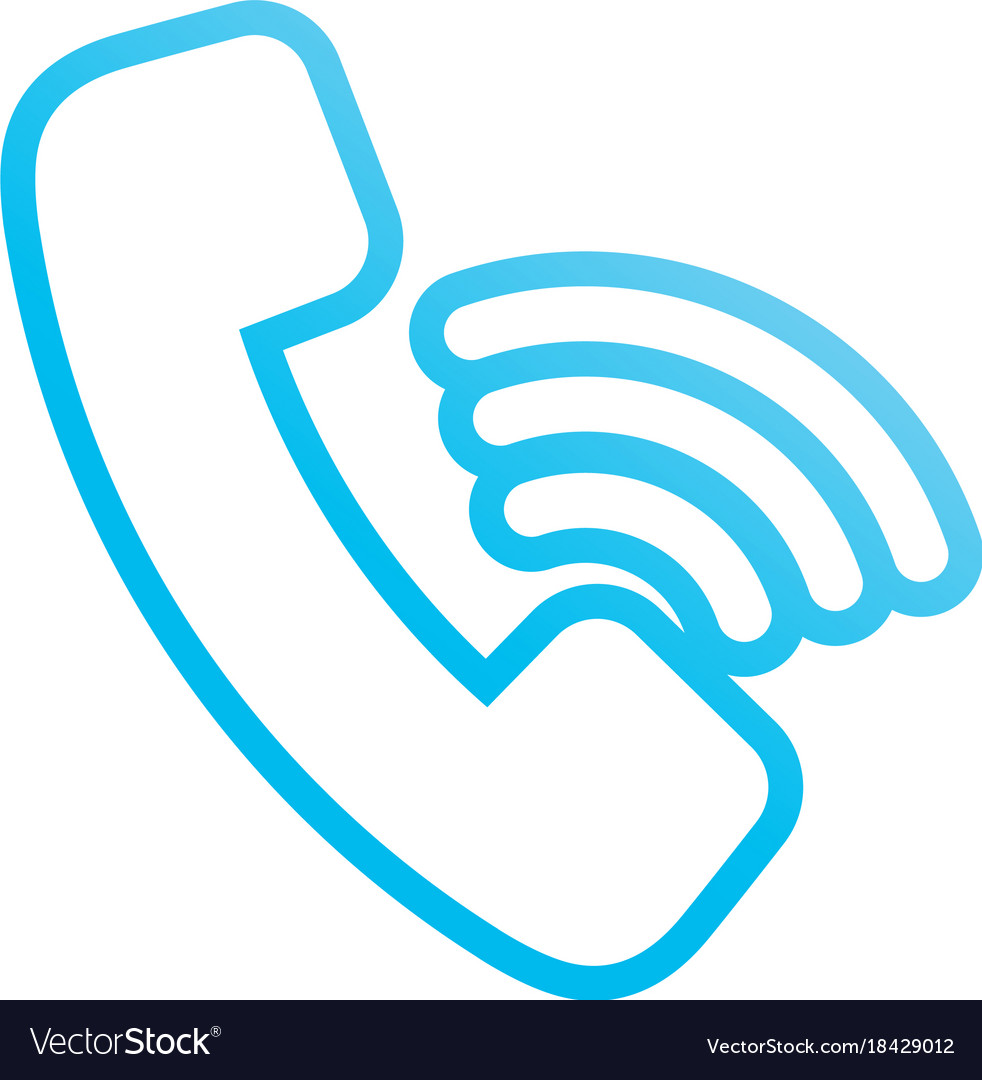 Telephone sign Royalty Free Vector Image - VectorStock