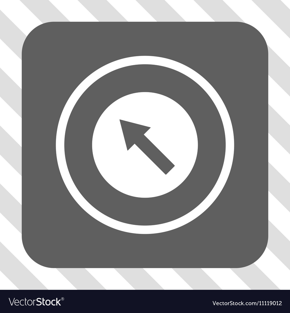 Up-left rounded arrow square button