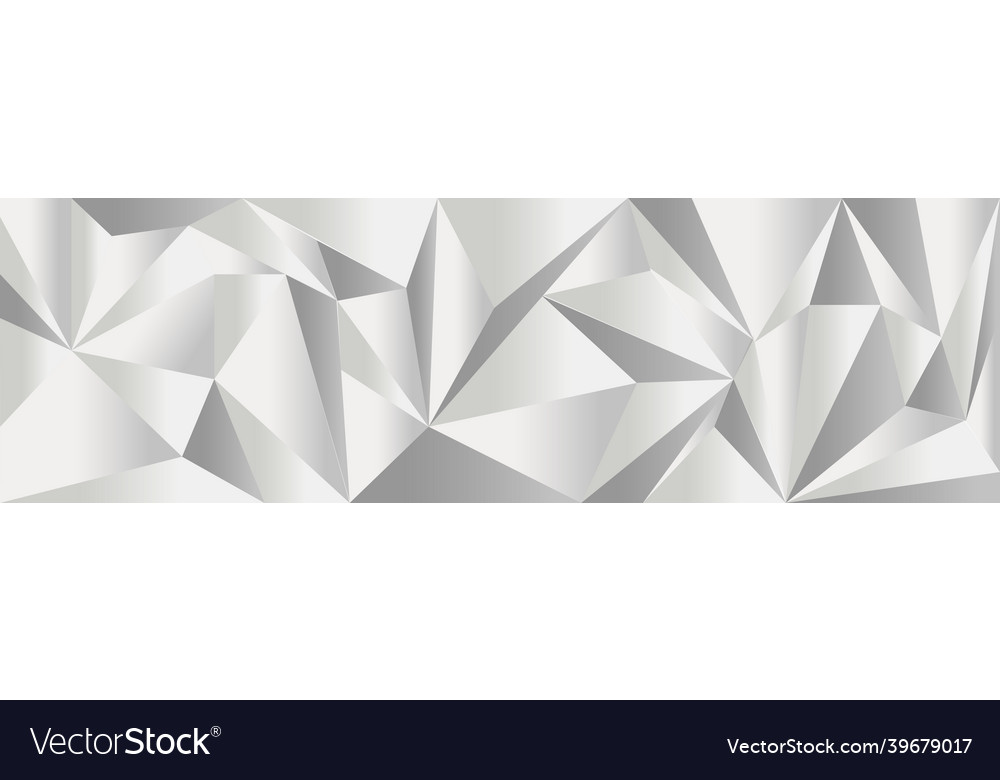 Abstract blue gradient triangles of different