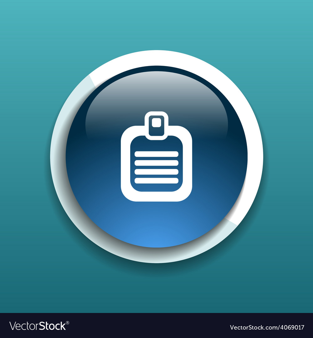 Check list icon flat design isolated document