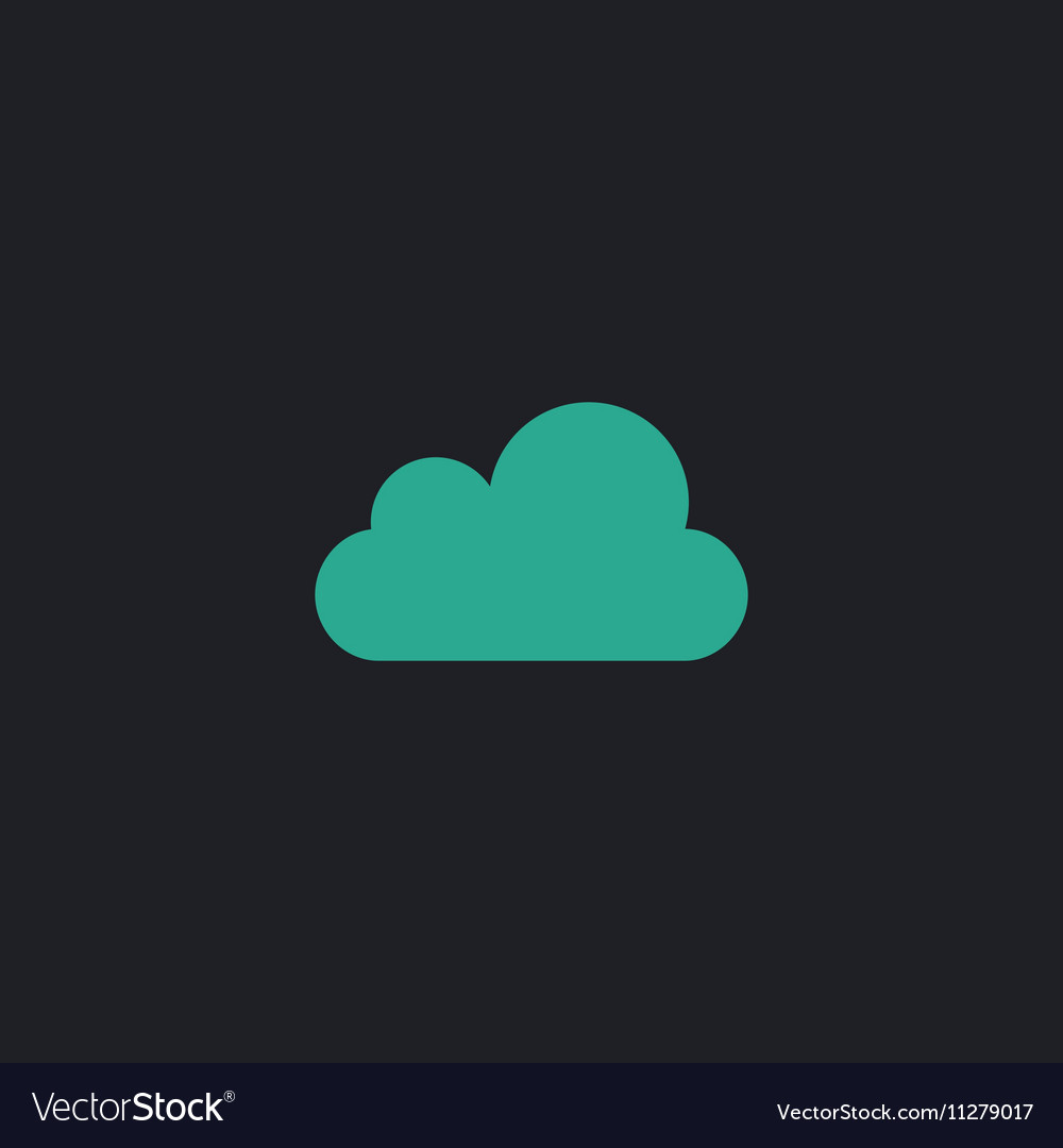 Cloud computer symbol