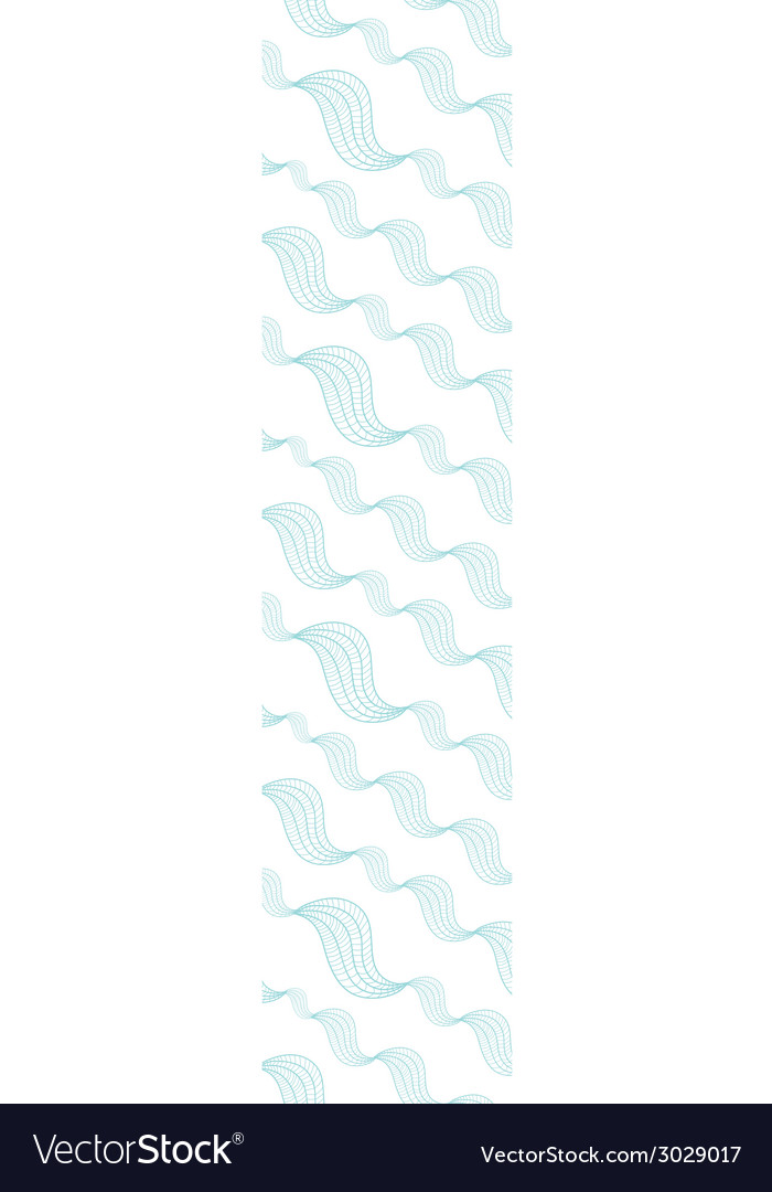 Diagonal abstract waves vertical border seamless