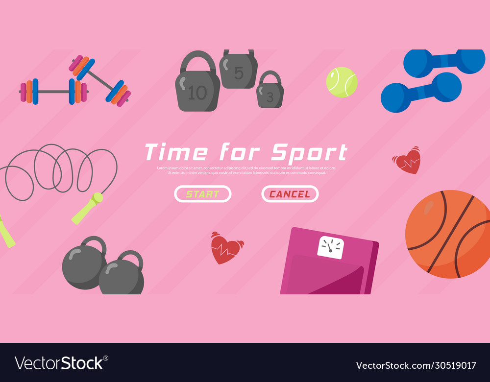 Sports equipment gym