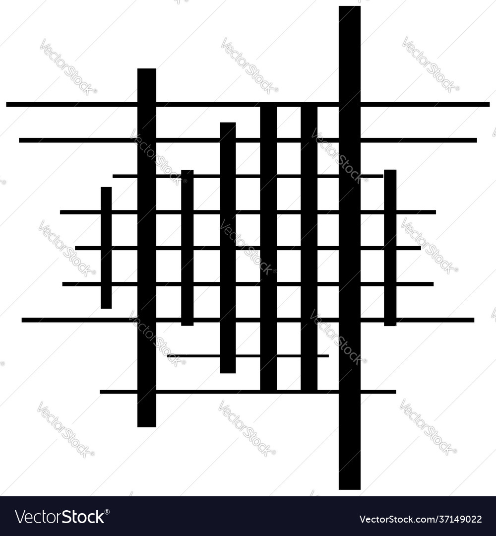 Abstract grid mesh lattice grating geometric vector image Abstract grid mesh lattice grating geometric