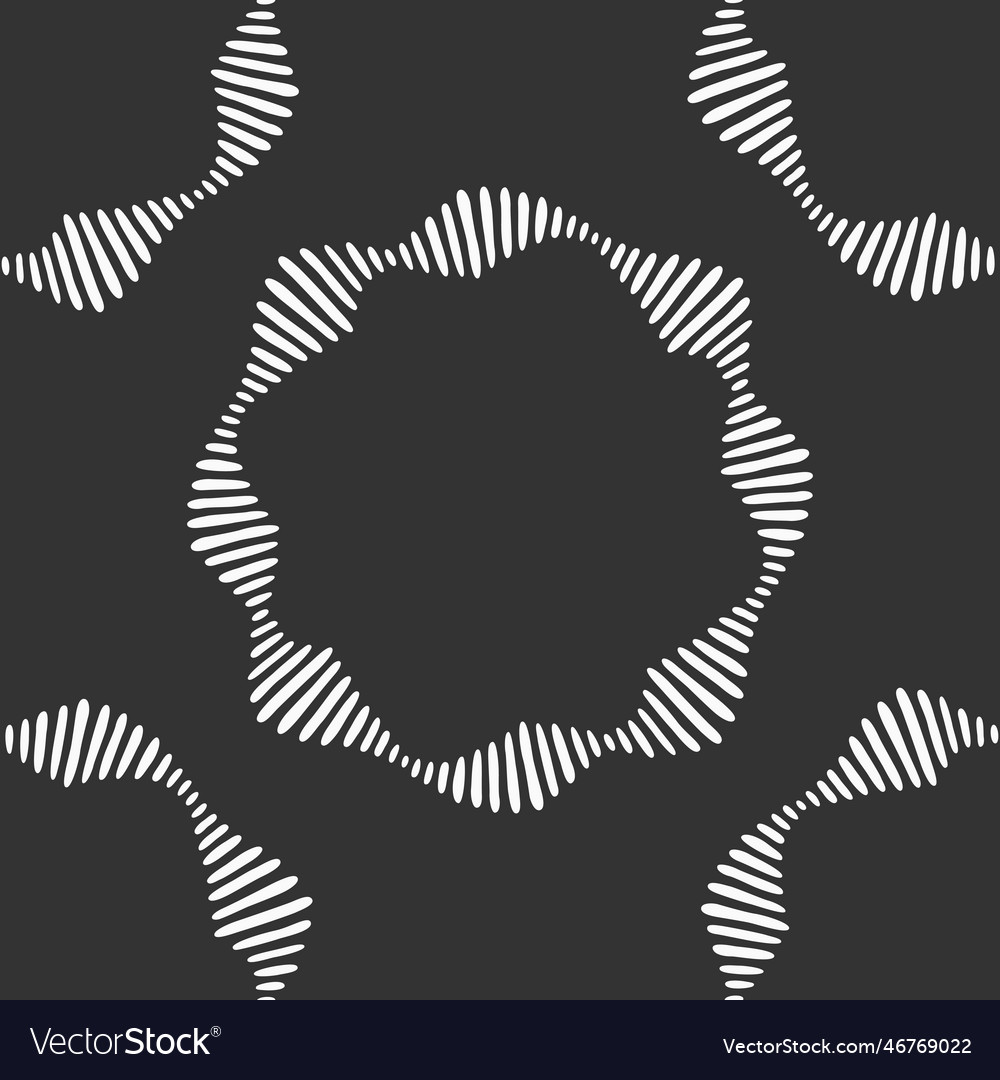 Abstract seamless pattern with circular vector image Abstract seamless pattern with circular