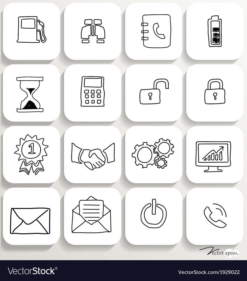 Application icons design set 3