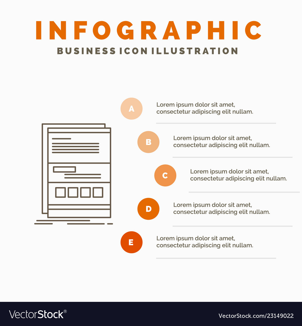 Browser dynamic internet page responsive Vector Image Browser dynamic internet page responsive