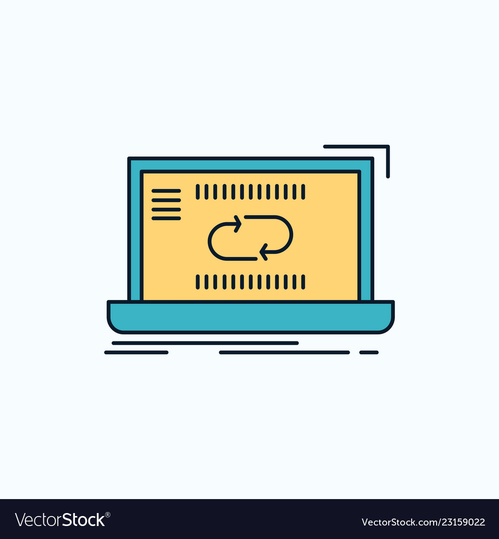 Communication connection link sync vector image Communication connection link sync