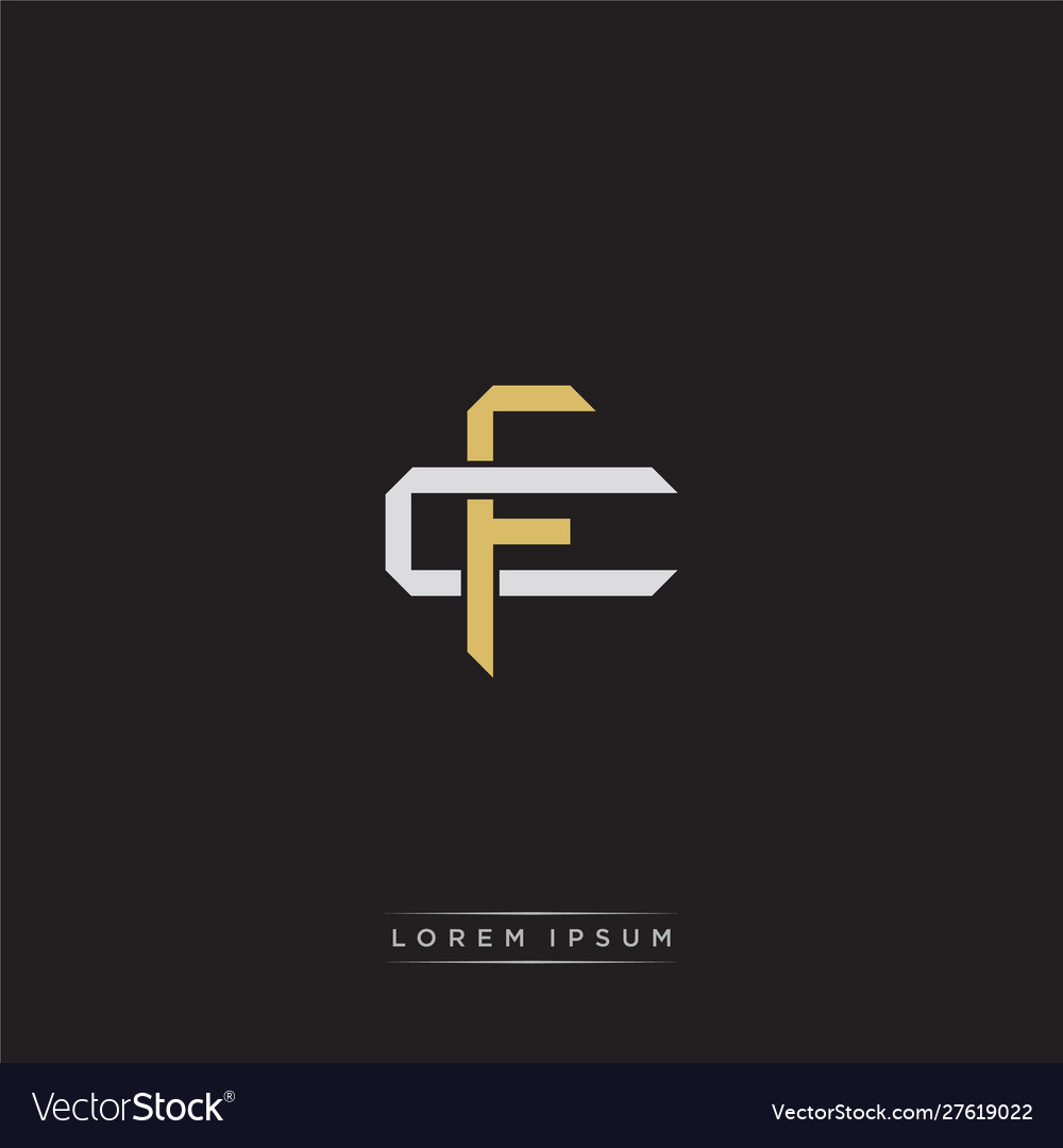 Fc initial letter overlapping interlock logo