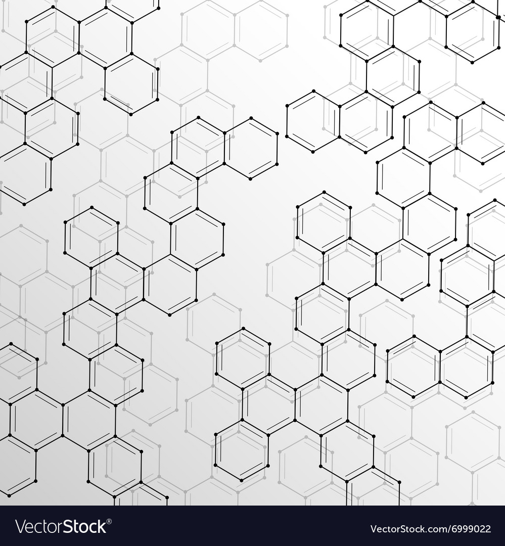 Molecule dna abstract background Royalty Free Vector Image