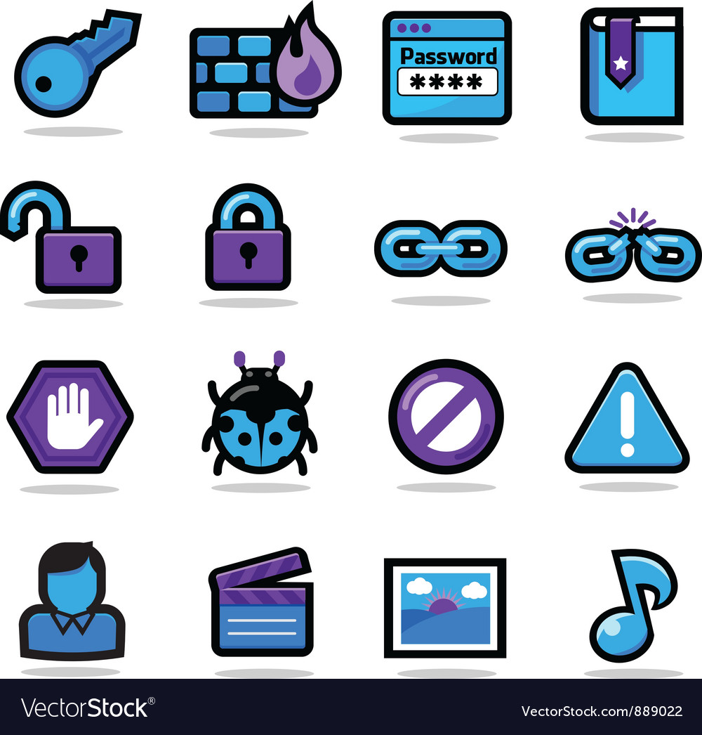 Web icon set