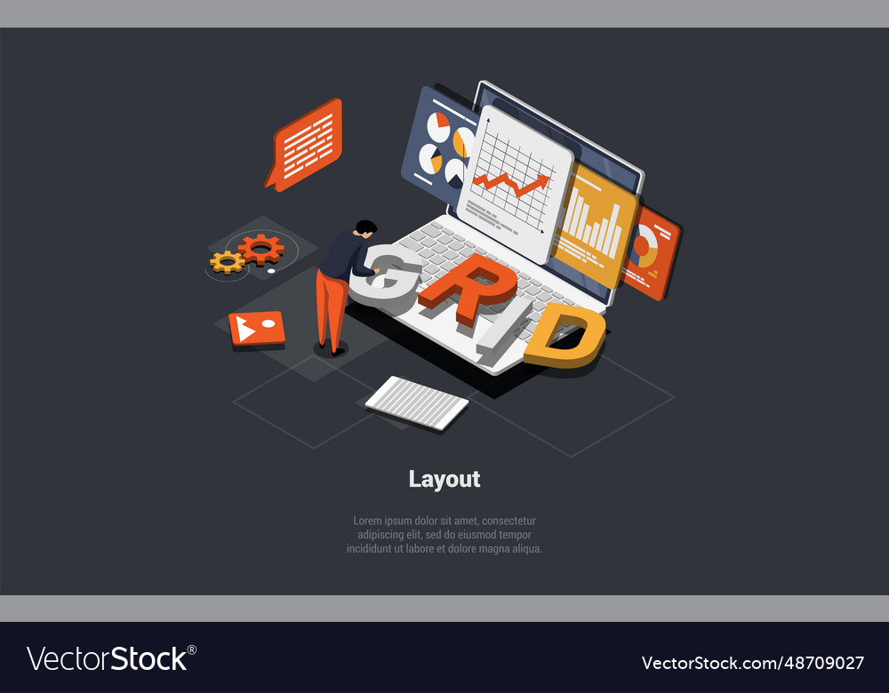 Application for smartphone and pc with analytics vector image Application for smartphone and pc with analytics