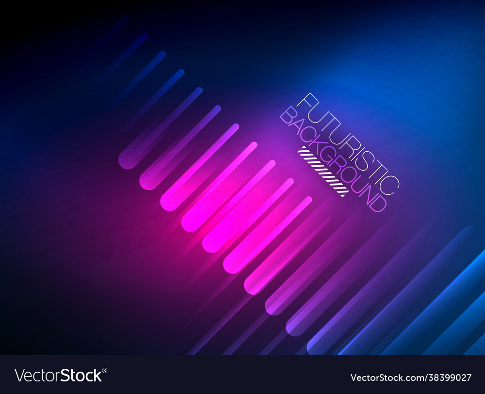 Bright neon color techno abstract background