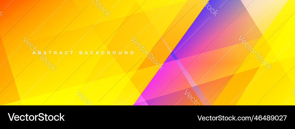 Colorful abstract modern wide banner Royalty Free Vector