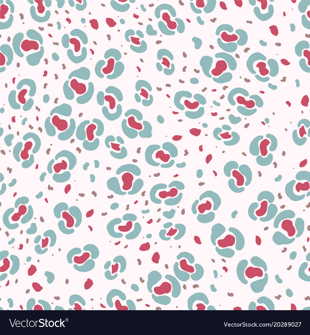Seamless pattern background leopard print skin