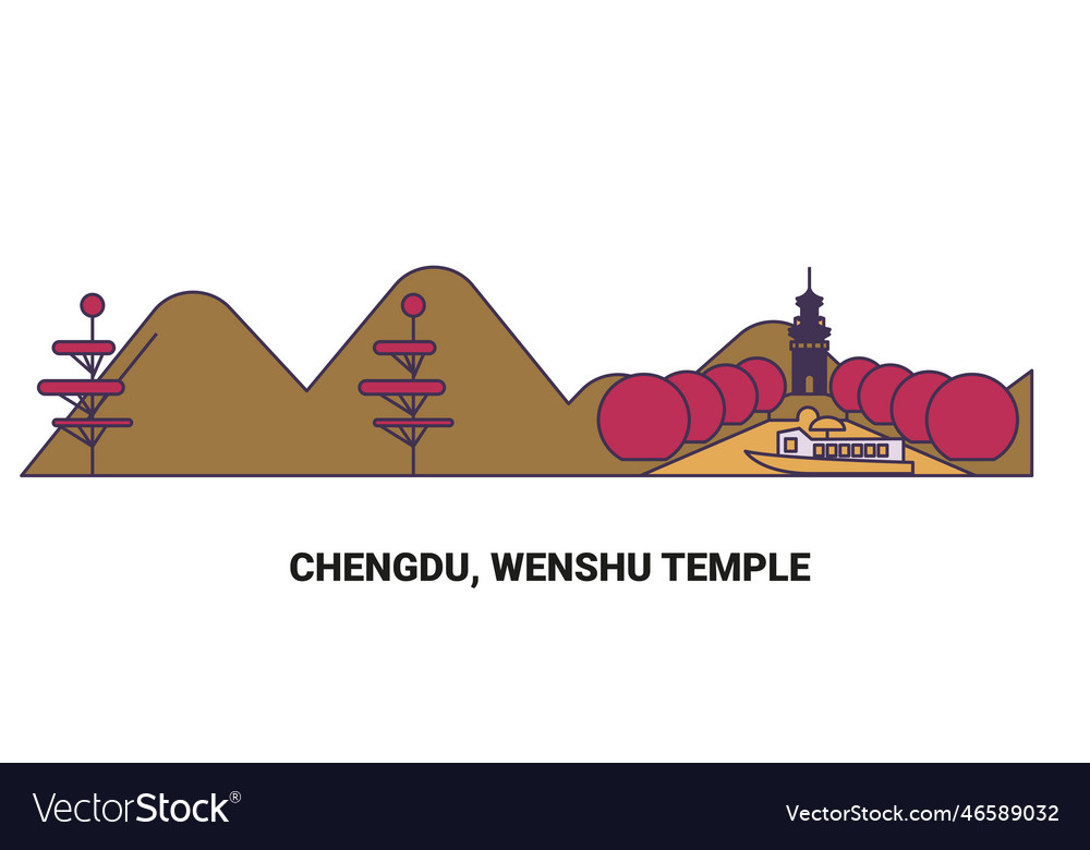 China chengdu wenshu temple travel landmark