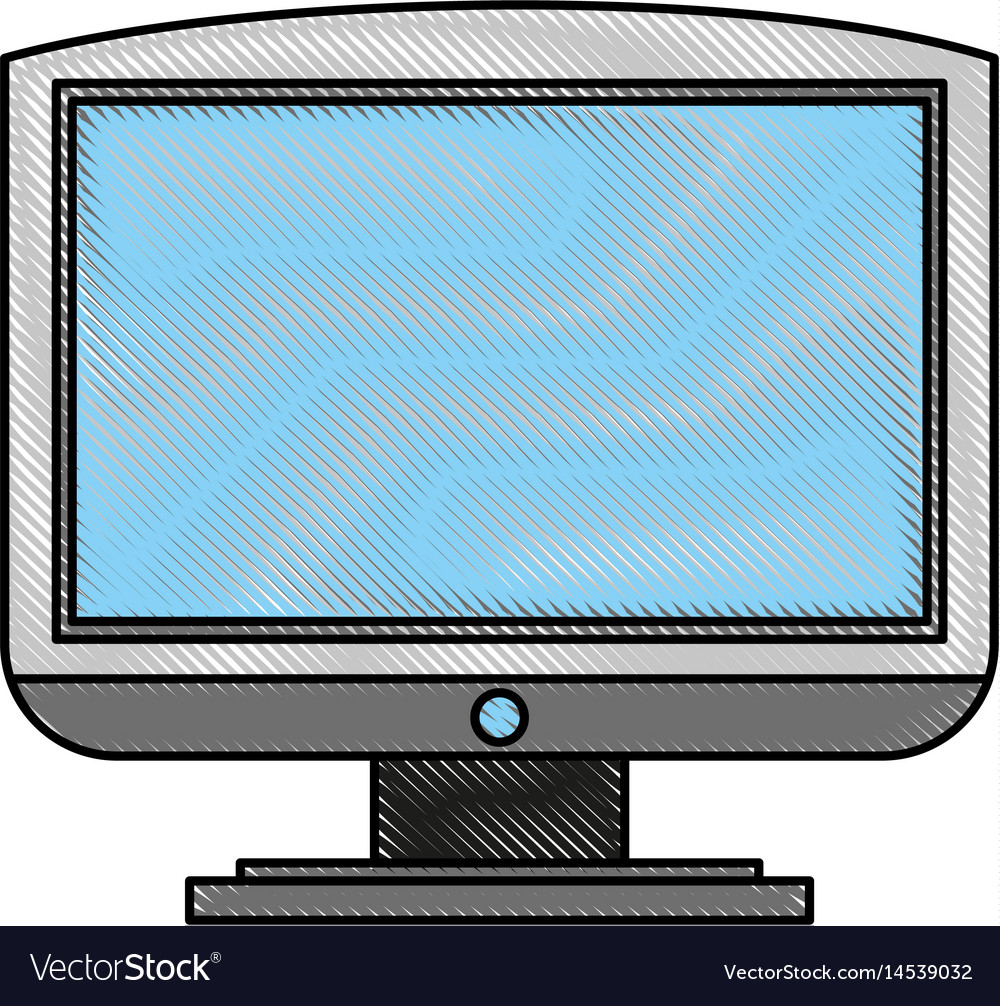 Color blurred stripe modern display desk computer