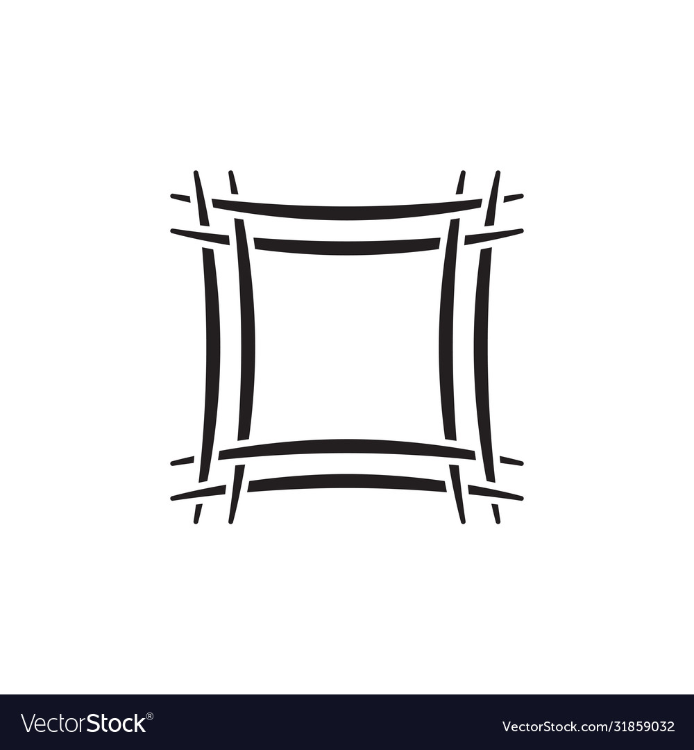 Frame lines lock eack other design