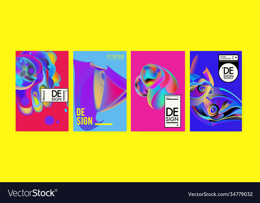 Landing page background template with colorful Vector Image Landing page background template with colorful