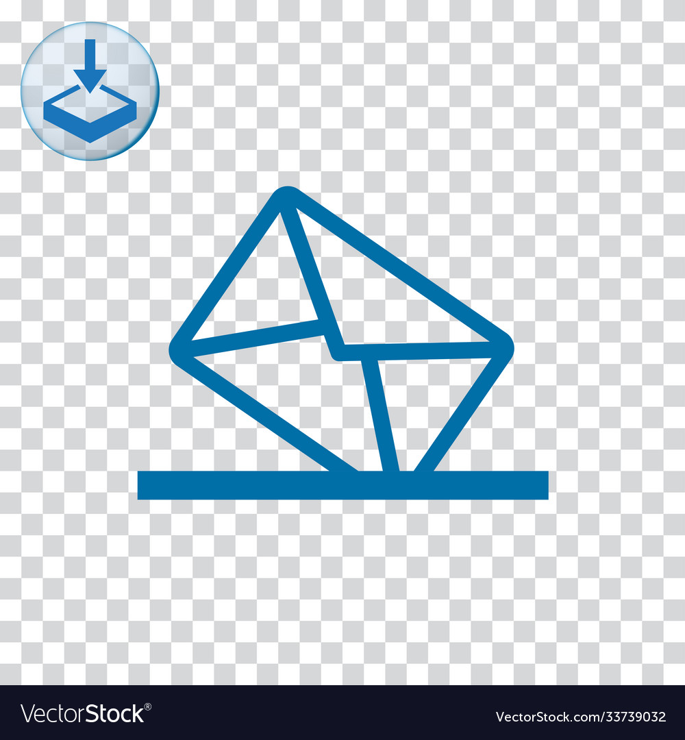 Mail box icon for web and mobile