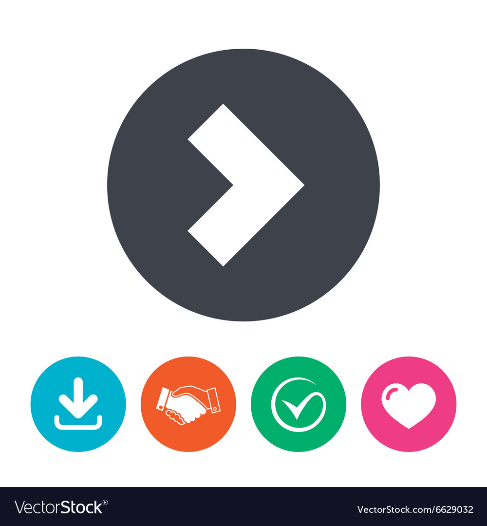 Navigation Arrow Button Icon