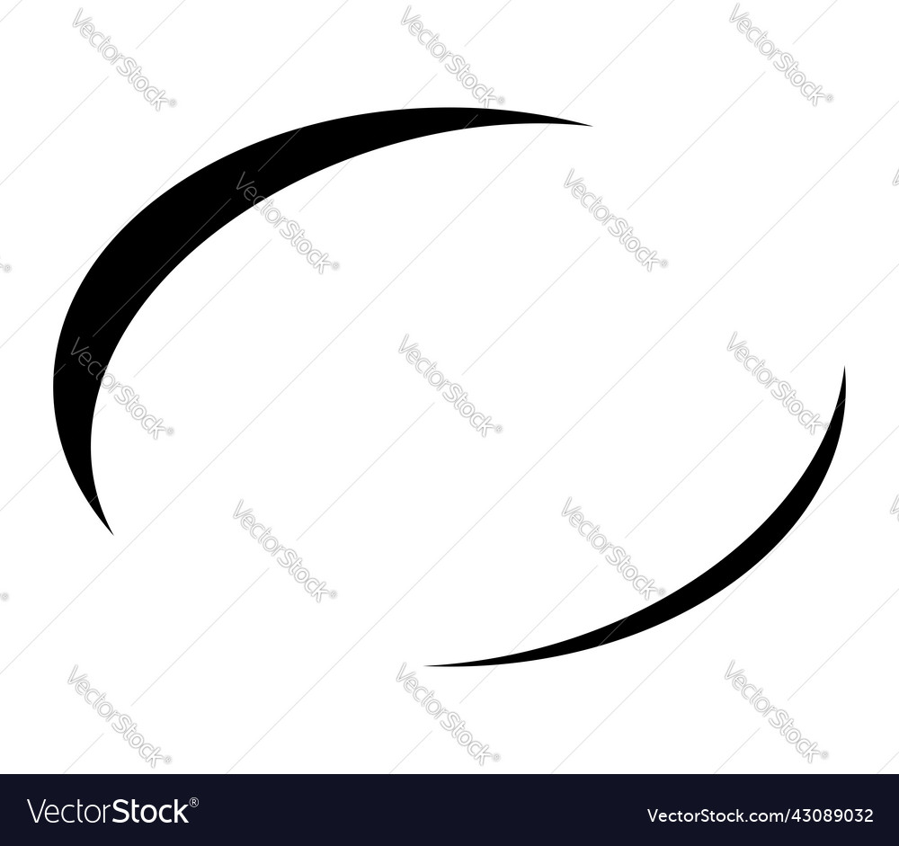 Oval ellipse empty frame border elliptical banner