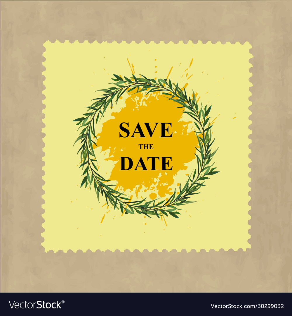 Save date for personal holiday wedding