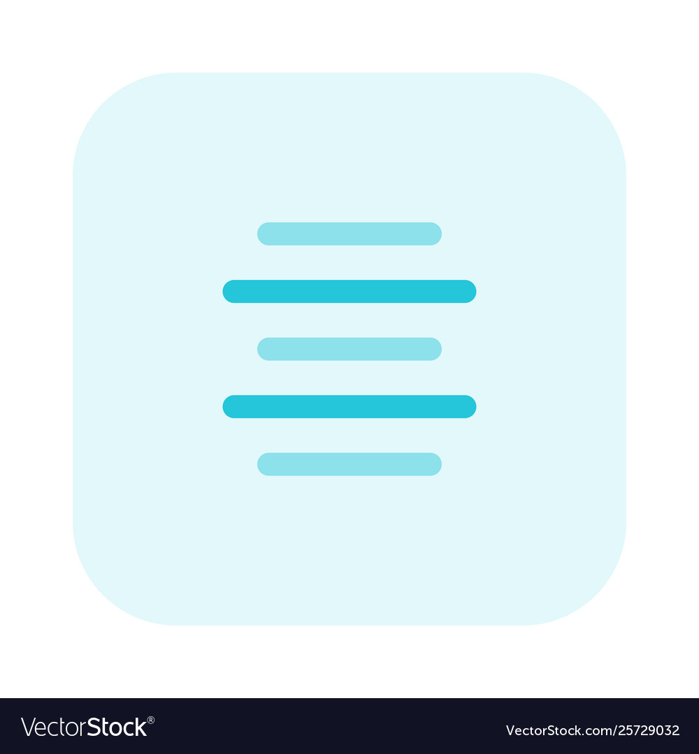 Text Alignment Icons