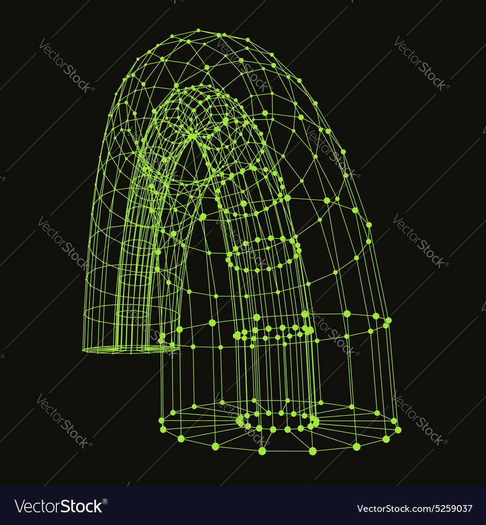 Abstract connection points and lines graphic