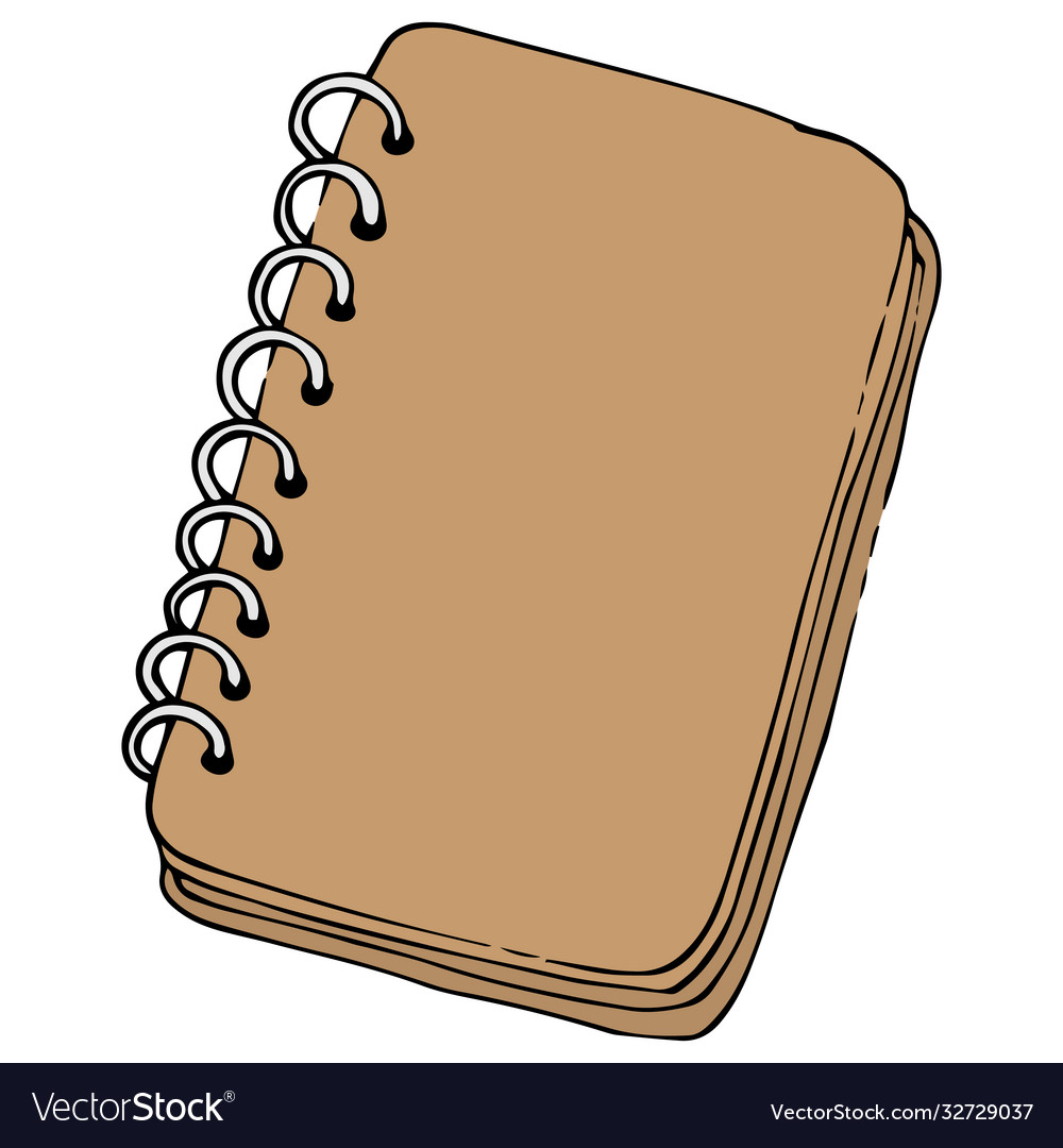 Notepad sketchbook icon a notebook for drawing vector image Notepad sketchbook icon a notebook for drawing
