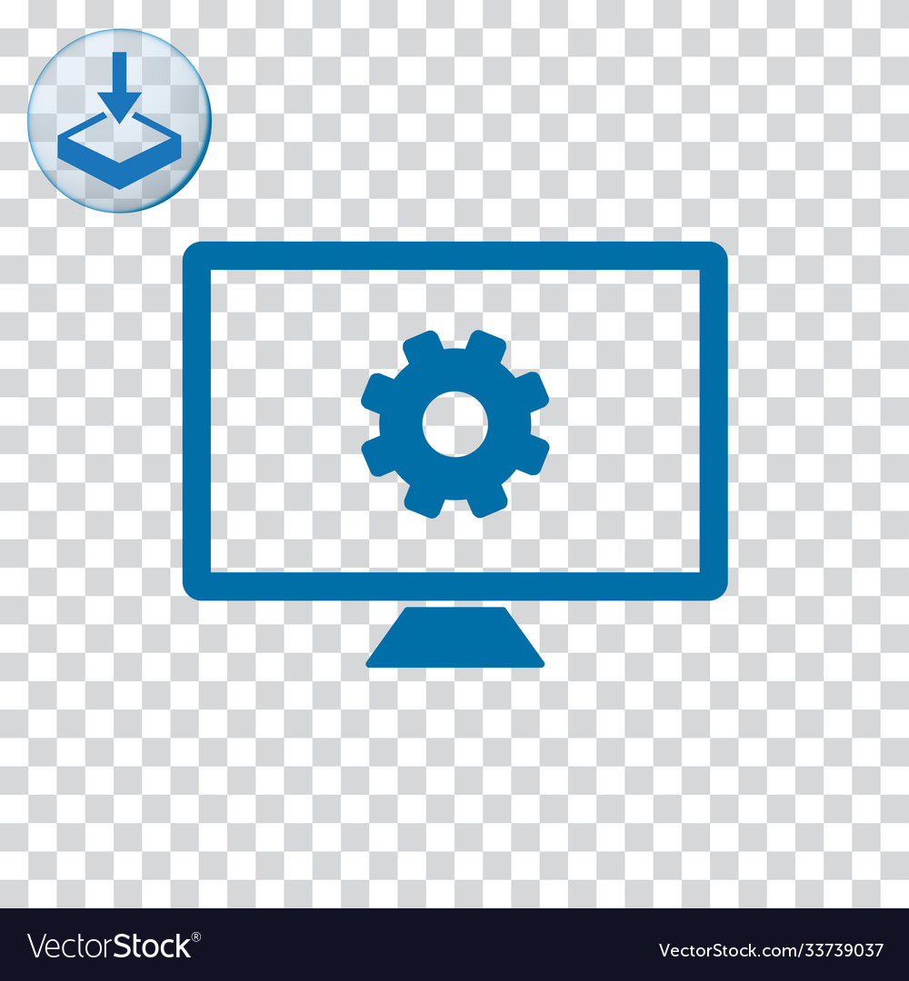 Screen settings icon for web and mobile