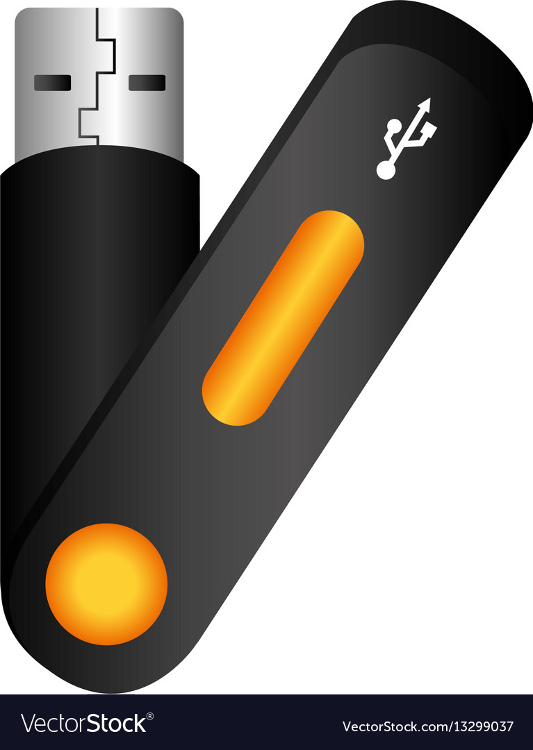 Usb memory isolated icon