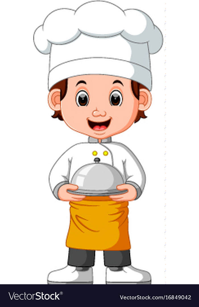 Boy chef cartoon Royalty Free Vector Image - VectorStock