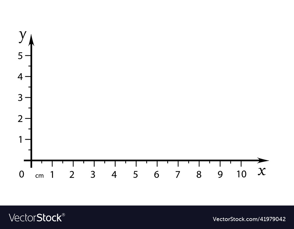 Cartesian coordinate system vector image Cartesian coordinate system