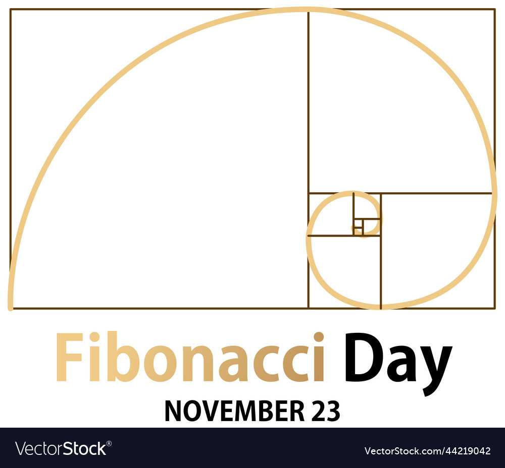 Fibonacci day poster design