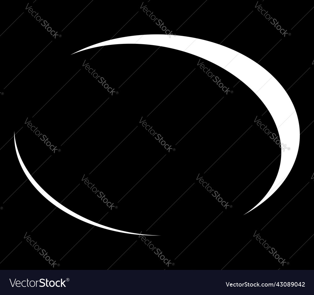 Oval ellipse empty frame border elliptical banner