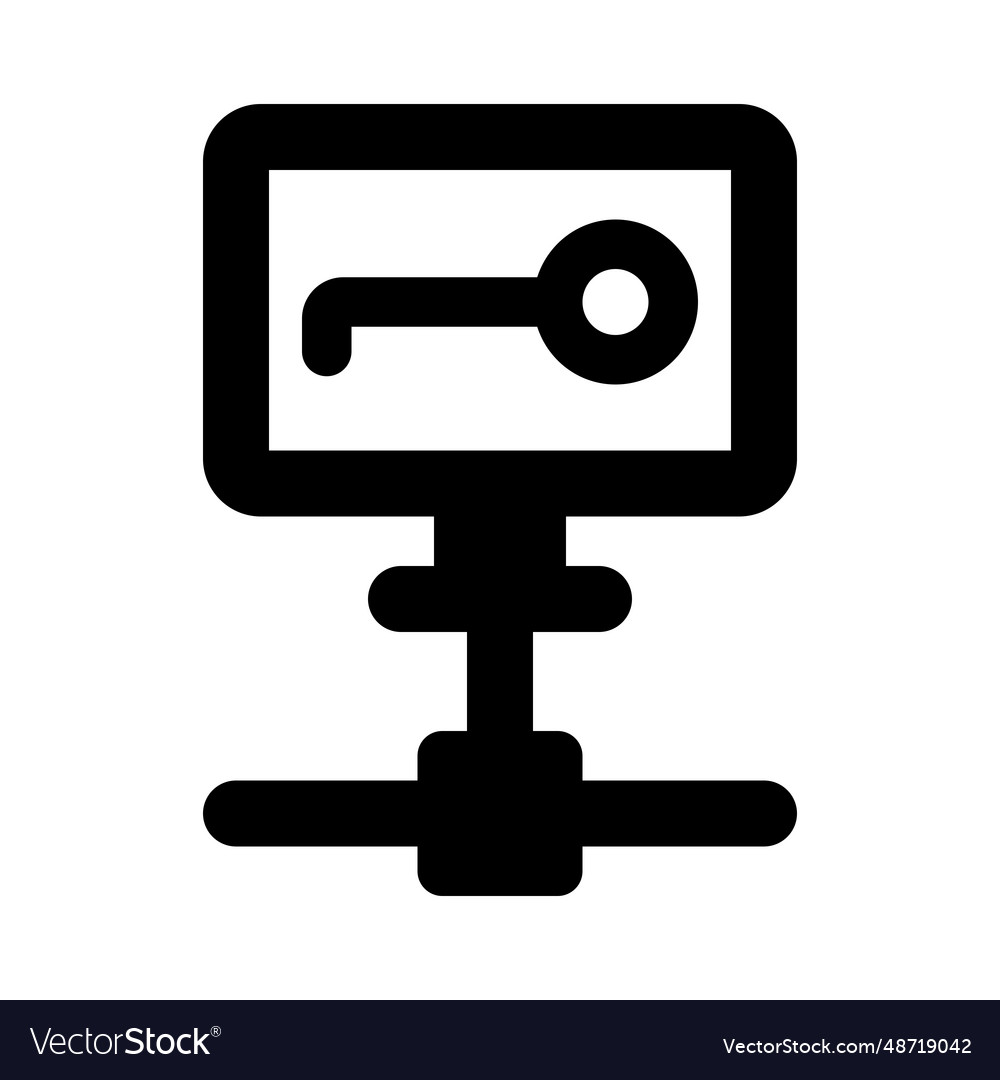 Server network connected to internet is been