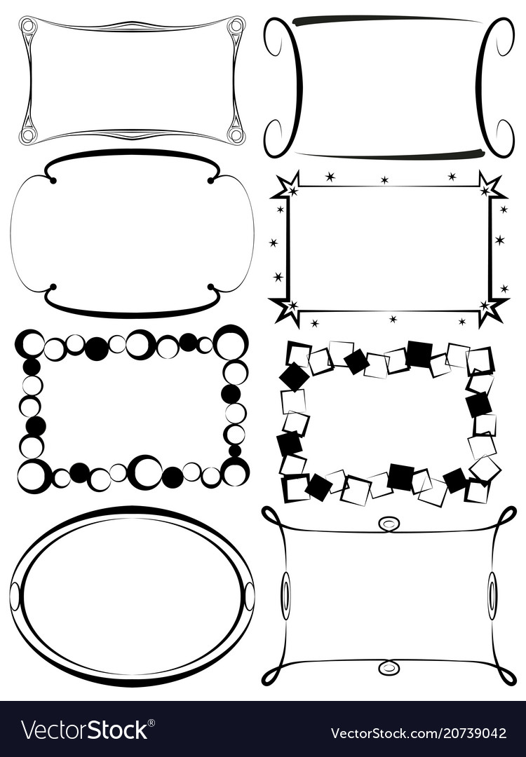 Set of frames