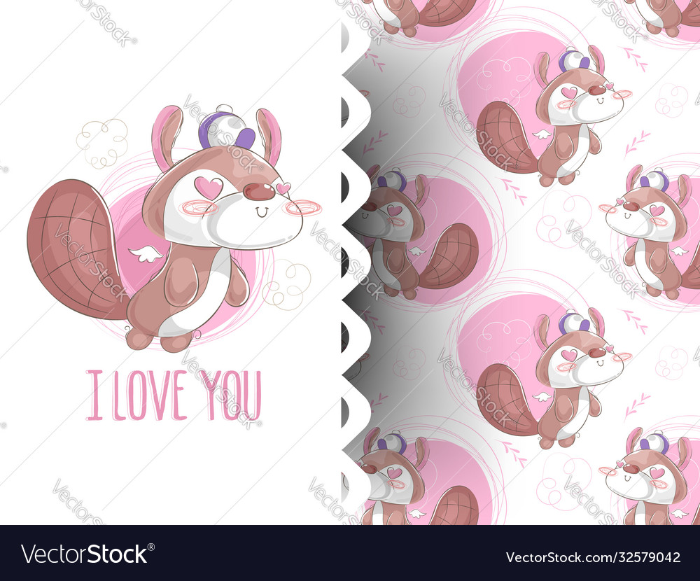 Squirrel with pattern