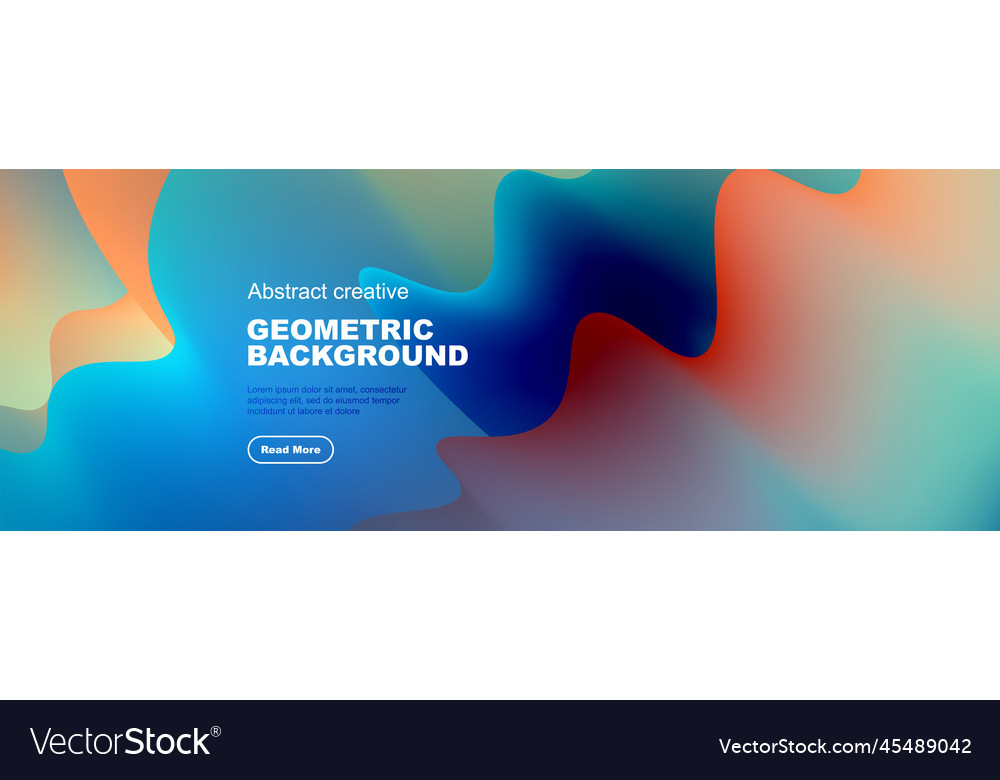Waves with liquid colors dynamic abstract Vector Image Waves with liquid colors dynamic abstract