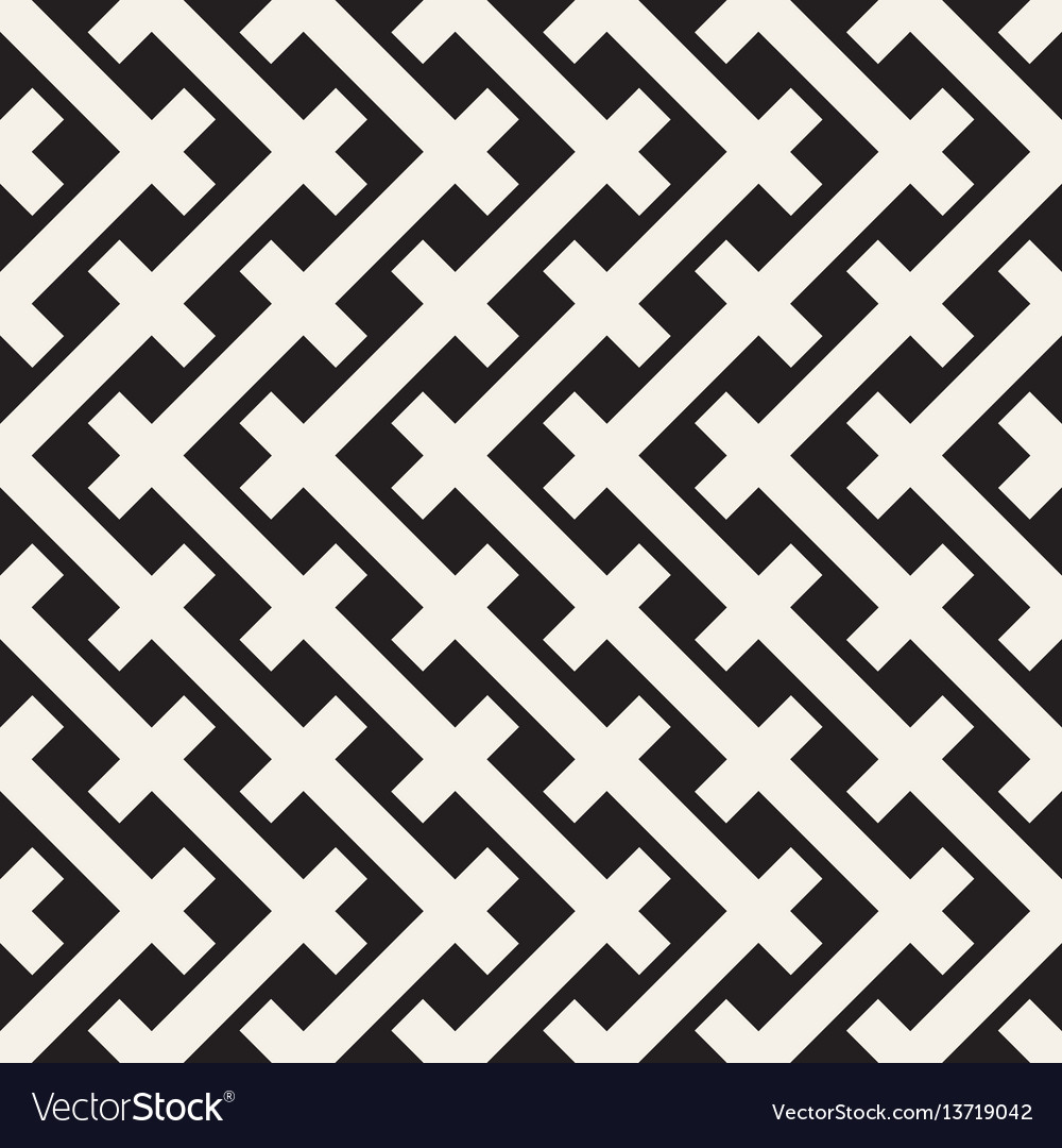 Weave seamless pattern stylish repeating texture vector image Weave seamless pattern stylish repeating texture