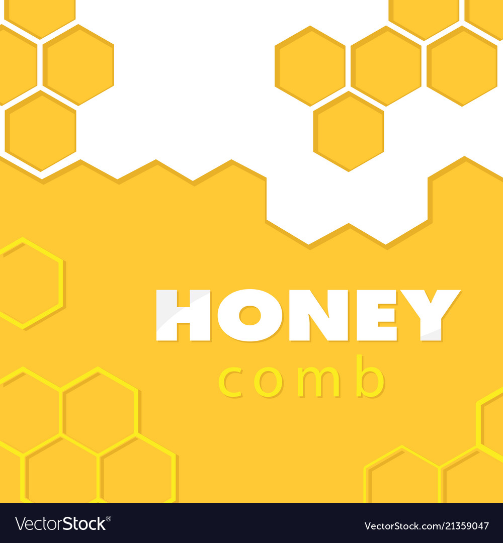 Abstract Honeycomb Pattern