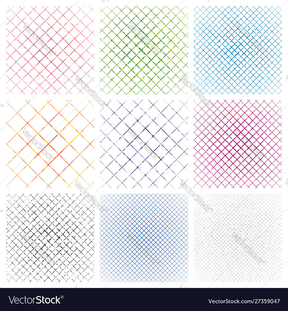 Colored lattice texture geometric grid mesh vector image Colored lattice texture geometric grid mesh