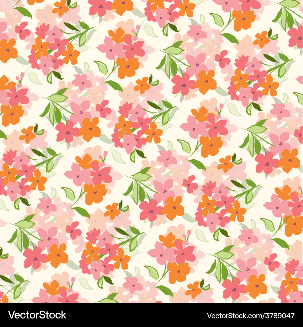 Floral pattern Royalty Free Vector Image - VectorStock