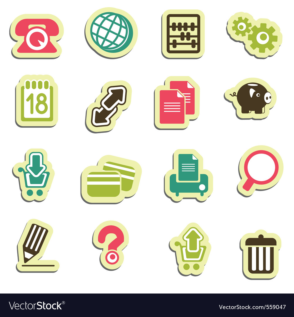 Icons for web pages