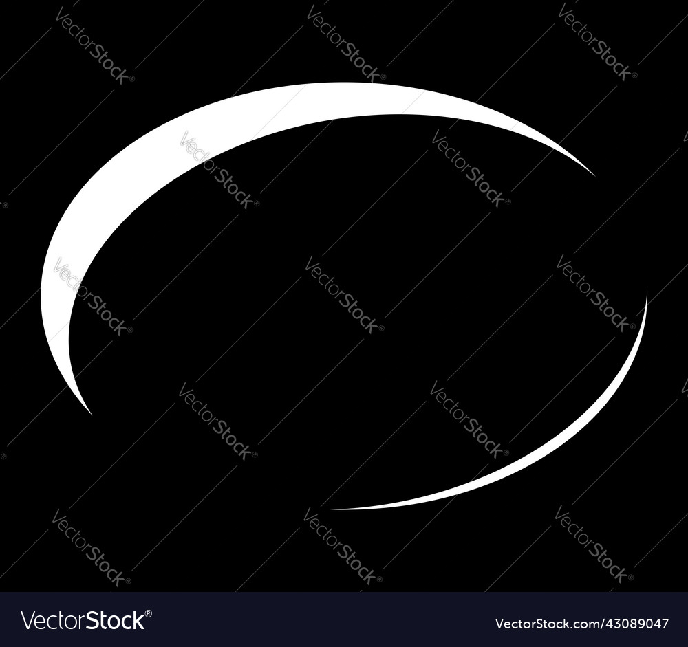 Oval ellipse empty frame border elliptical banner