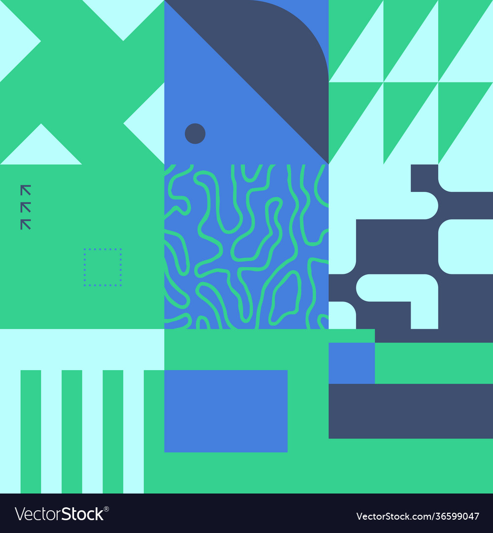 Retro future abstract pattern