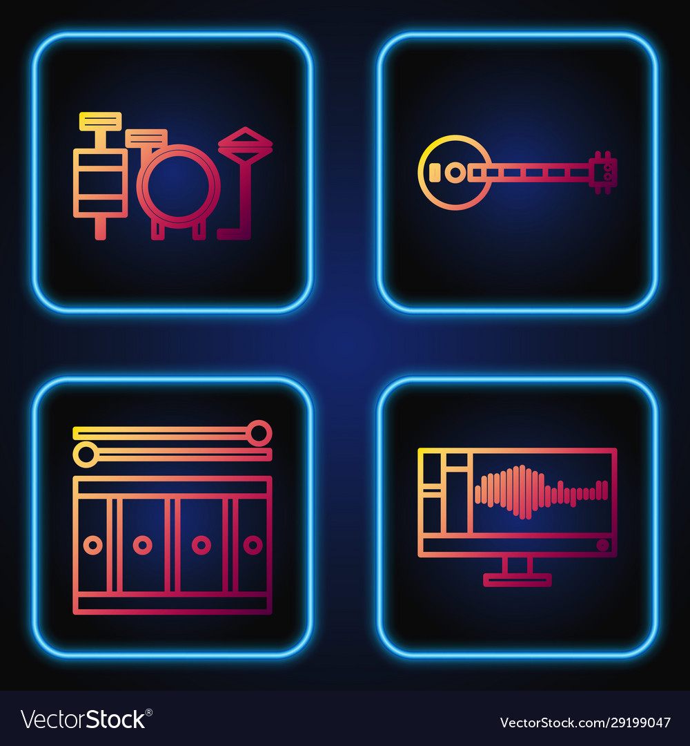 Set line sound or audio recorder on monitor drum