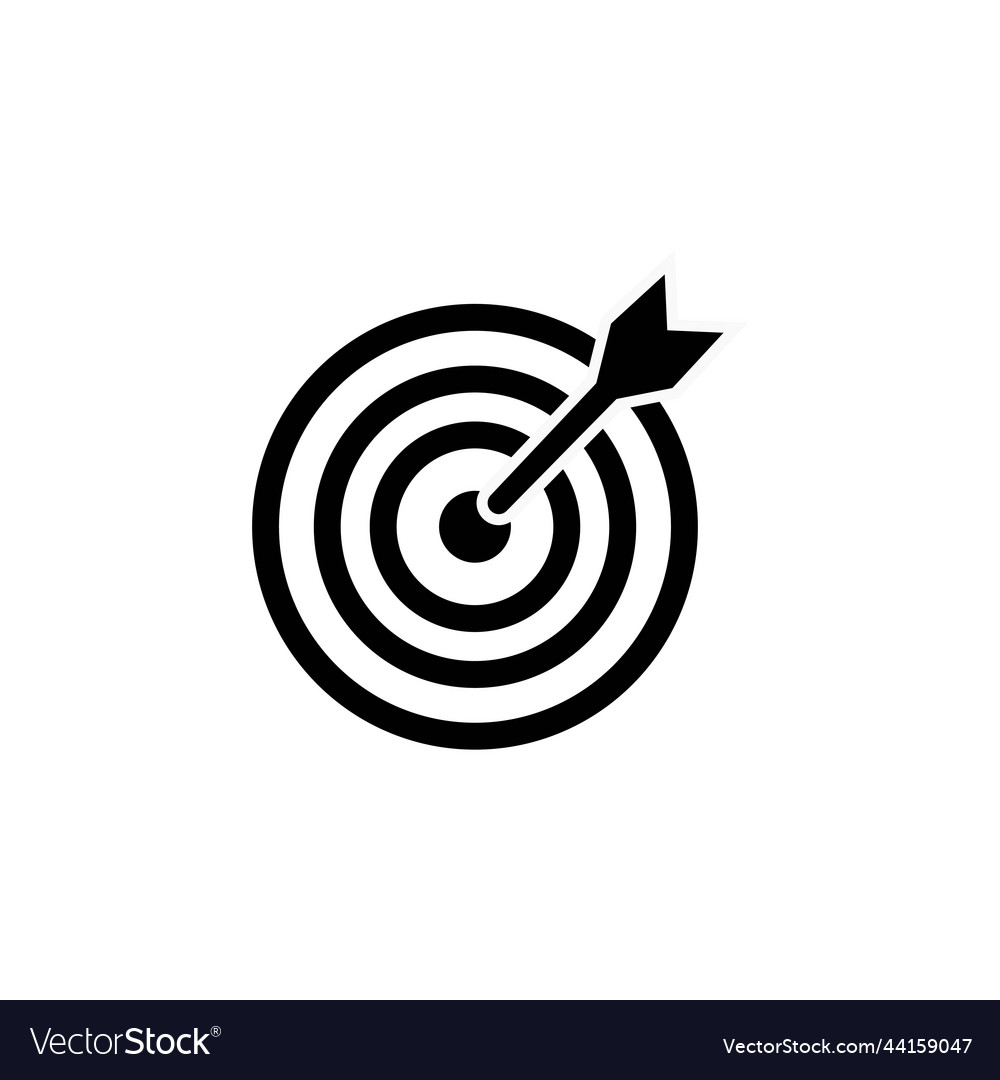 Target icon symbol for web site computer